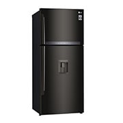 LG Nevera Top Freezer, Fabricador de hielo, Tecnología Door Cooling™ de 437 LTS, No frost, Acabado Black Steel, Filtro Hygiene Fresh+®, Inverter Lineal Compressor, LT41AGDX