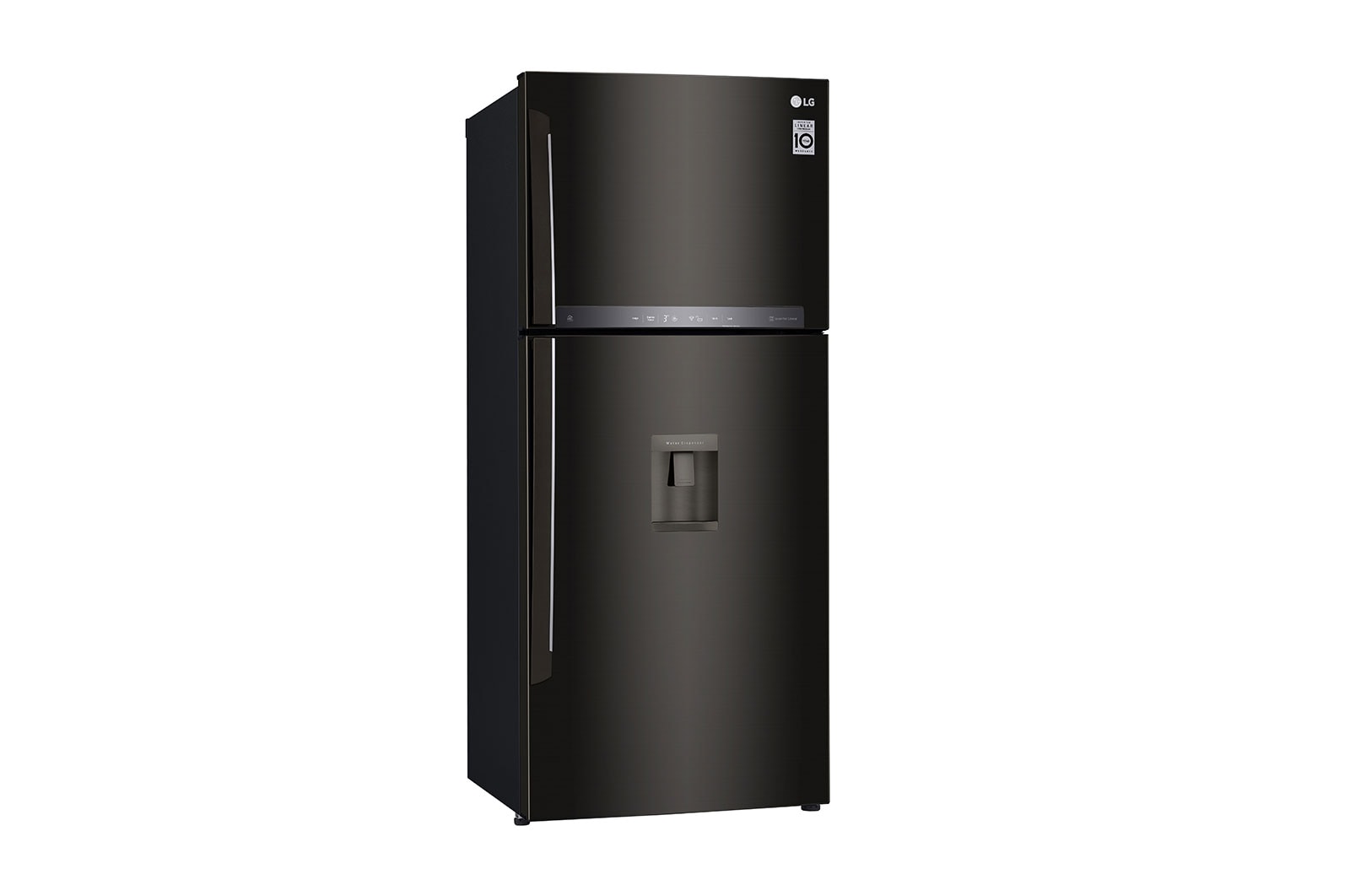 LG Nevera Top Freezer, Fabricador de hielo, Tecnología Door Cooling™ de 437 LTS, No frost, Acabado Black Steel, Filtro Hygiene Fresh+®, Inverter Lineal Compressor, LT41AGDX