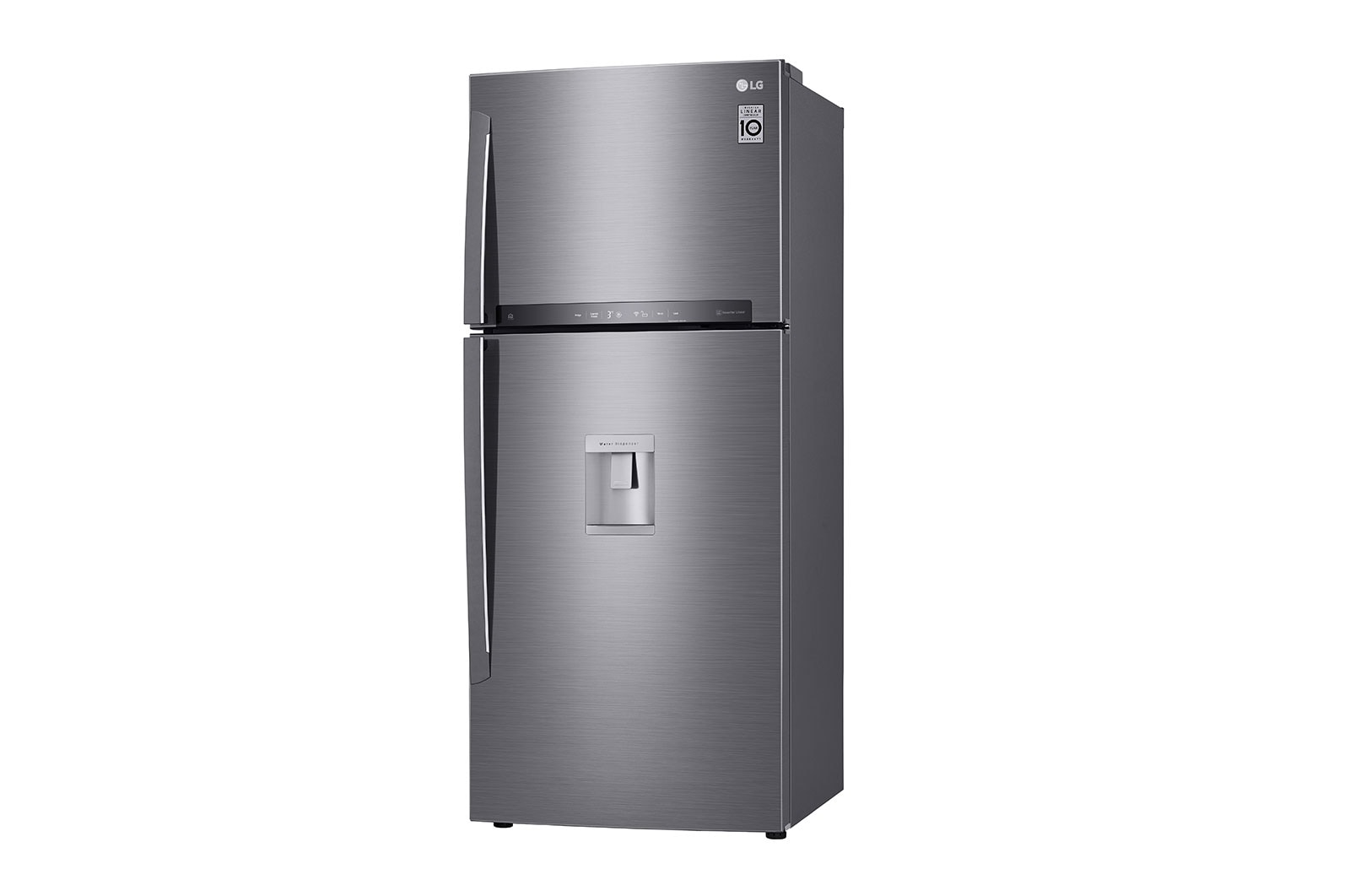 LG Nevera Top Mount, Tecnología Door Cooling™ de 437 LTS, No frost, Acabado Platinum silver, Inverter Auto Ice Maker, LT41AGPX