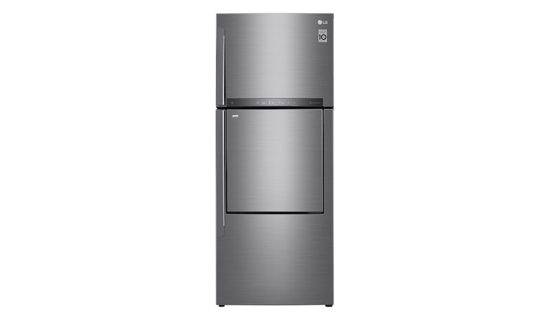 LG Nevera Top Mount Door-in-Door®, capacidad 444 LTS, No frost, Acabado Platinum silver, Tecnologia Door Cooling™, Filtro Hygiene Fresh+®, Inverter Lineal Compressor, LT41MDP