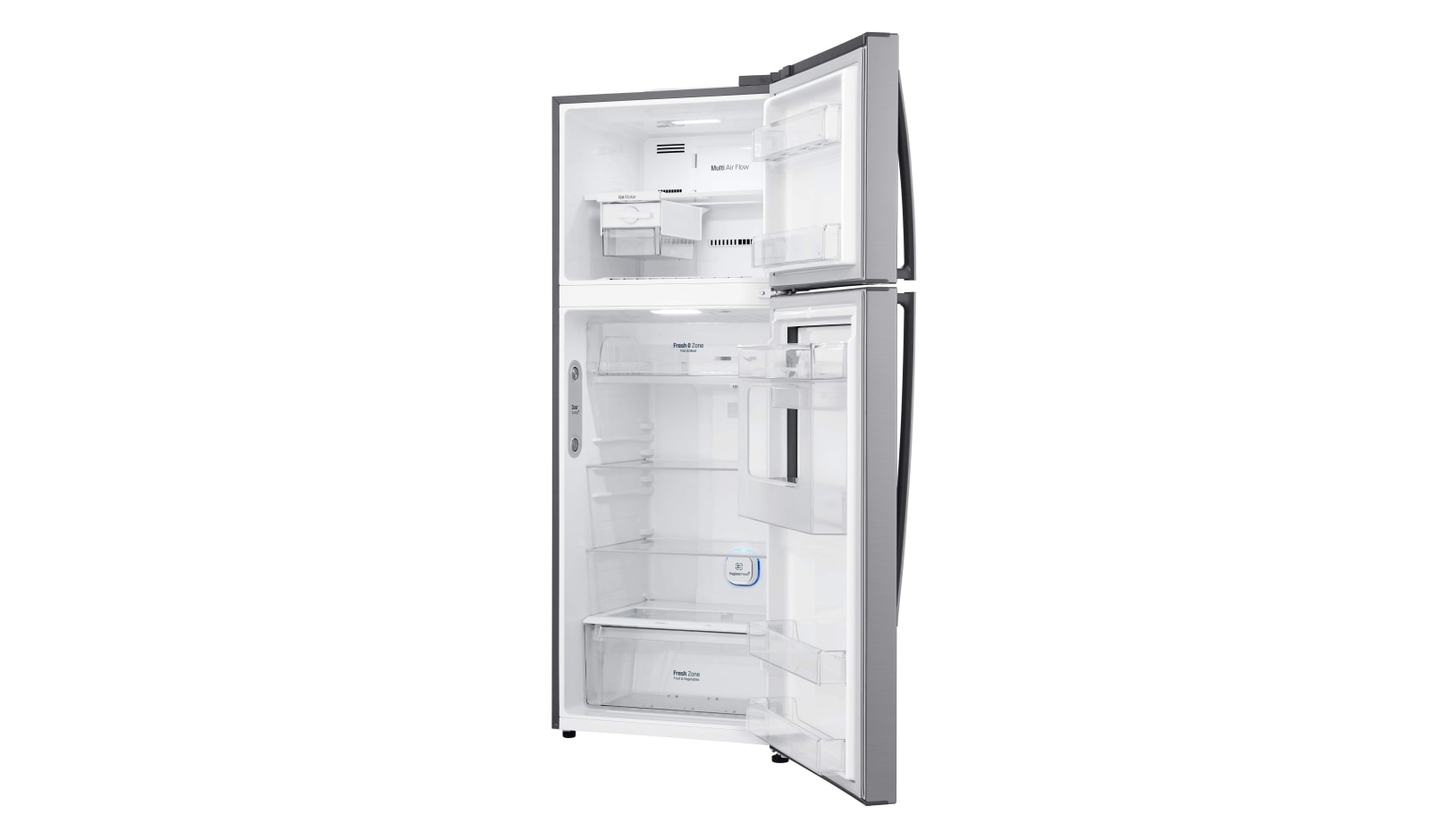 LG Nevera Top Mount Door-in-Door®, capacidad 444 LTS, No frost, Acabado Platinum silver, Tecnologia Door Cooling™, Filtro Hygiene Fresh+®, Inverter Lineal Compressor, LT41MDP