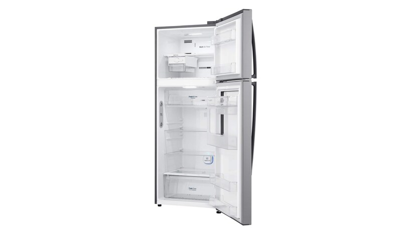 LG Nevera Top Mount Door-in-Door®, capacidad 444 LTS, No frost, Acabado Platinum silver, Tecnologia Door Cooling™, Filtro Hygiene Fresh+®, Inverter Lineal Compressor, LT41MDP