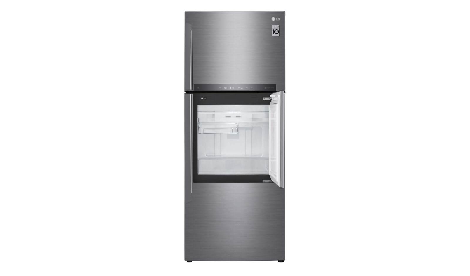 LG Nevera Top Mount Door-in-Door®, capacidad 444 LTS, No frost, Acabado Platinum silver, Tecnologia Door Cooling™, Filtro Hygiene Fresh+®, Inverter Lineal Compressor, LT41MDP