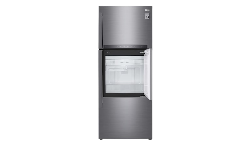 LG Nevera Top Mount Door-in-Door®, capacidad 444 LTS, No frost, Acabado Platinum silver, Tecnologia Door Cooling™, Filtro Hygiene Fresh+®, Inverter Lineal Compressor, LT41MDP