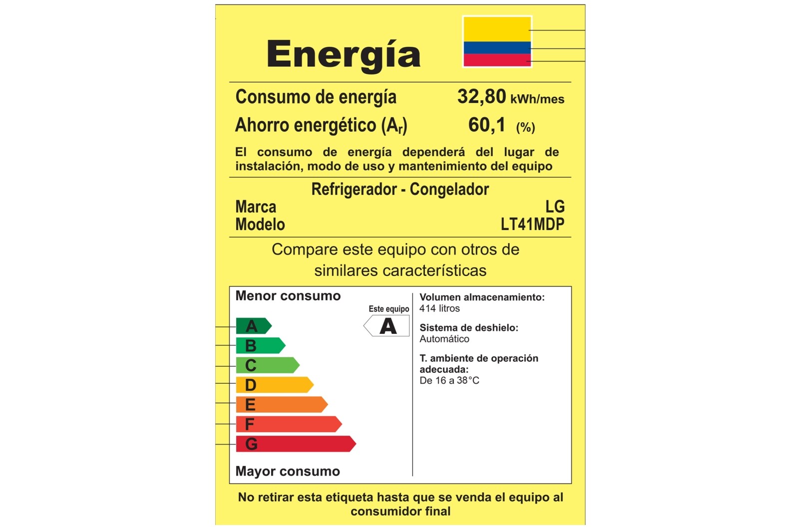 LG Nevera Top Mount Door-in-Door®, capacidad 444 LTS, No frost, Acabado Platinum silver, Tecnologia Door Cooling™, Filtro Hygiene Fresh+®, Inverter Lineal Compressor, LT41MDP