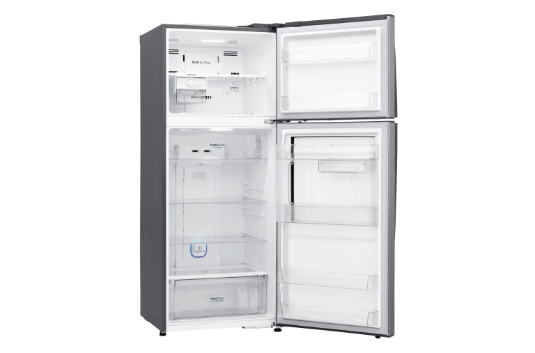 LG Nevera Top Mount Door-in-Door®, capacidad 444 LTS, No frost, Acabado Platinum silver, Tecnologia Door Cooling™, Filtro Hygiene Fresh+®, Inverter Lineal Compressor, LT41MDP