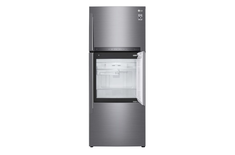 LG Nevera Top Mount Door-in-Door®, capacidad 444 LTS, No frost, Acabado Platinum silver, Tecnologia Door Cooling™, Filtro Hygiene Fresh+®, Inverter Lineal Compressor, LT41MDP