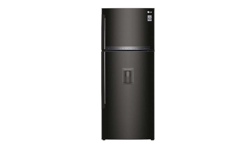 LG Nevera Top freezer , Tecnología Door Cooling™ de 437 LTS, No frost, Acabado Black Steel, Filtro Hygiene Fresh<sup>+</sup>®, LT41SGDX