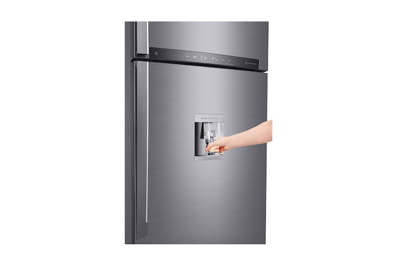 LG Nevera Top Mount, Tecnología Door Cooling™ de 437 LTS, No frost, Acabado Platinum silver, Filtro Hygiene Fresh+®, Inverter Lineal Compressor, LT41SGPX