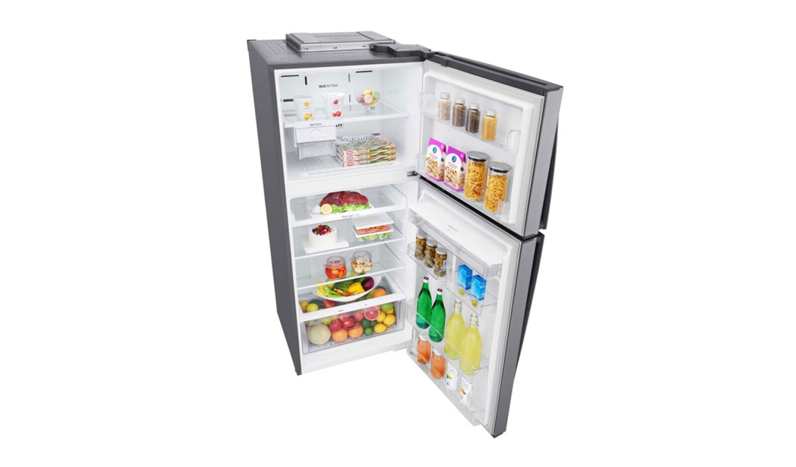 LG Nevera Top Mount Tecnologia Door Cooling™, capacidad 437 LTS, No frost, Acabado Platinum silver, Inverter Lineal Compressor, LT41WGP