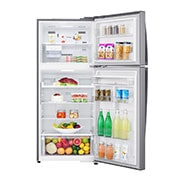 LG Nevera Top Mount, Tecnología Door Cooling™ de 437 LTS, No frost, Acabado Platinum silver, Inverter Lineal Compressor, LT41WGPX