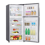 LG Nevera Top Mount, Tecnología Door Cooling™ de 437 LTS, No frost, Acabado Platinum silver, Inverter Lineal Compressor, LT41WGPX