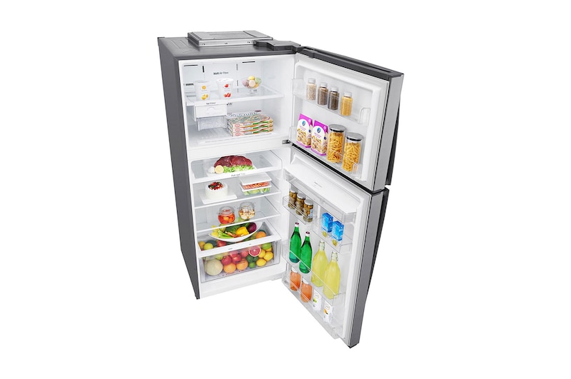 LG Nevera Top Mount, Tecnología Door Cooling™ de 437 LTS, No frost, Acabado Platinum silver, Inverter Lineal Compressor, LT41WGPX