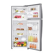LG Nevera Top Freezer, fabricador de hielo, Tecnología Door Cooling™, capacidad 471 LTS, acabado Platinum Silver, Filtro Hygiene Fresh+®, Inverter Lineal Compressor, LT44AGP