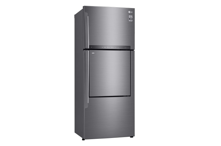 LG Nevera Top Mount Door-in-Door® capacidad 478 LTS, No frost, Acabado Platinum silver, Tecnologia Door Cooling™, Filtro Hygiene Fresh+, Inverter Lineal Compressor, LT44MDP