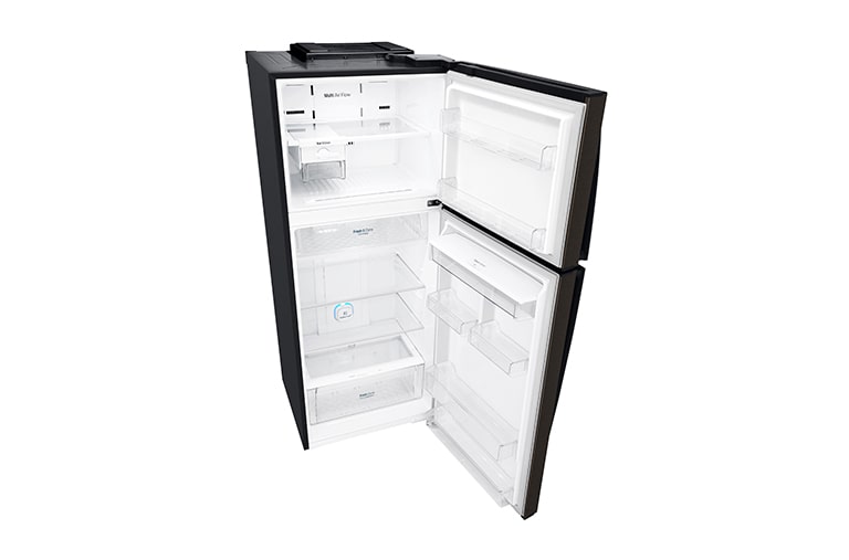 LG Nevera Top Frezzer, Tecnologia Door Cooling™, capacidad 471 LTS, acabado Black Steel, Filtro Hygiene Fresh+®, Inverter Lineal Compressor, LT44SGD