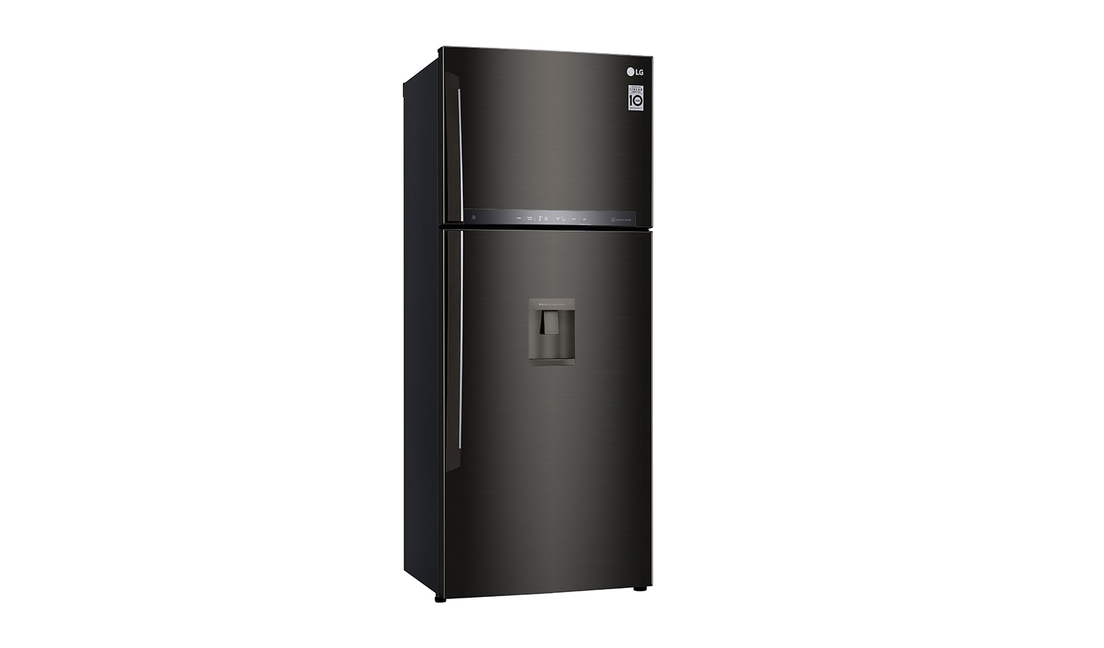 LG Nevera Top Frezzer, Tecnologia Door Cooling™, capacidad 471 LTS, acabado Black Steel, Filtro Hygiene Fresh+®, Inverter Lineal Compressor, LT44SGD