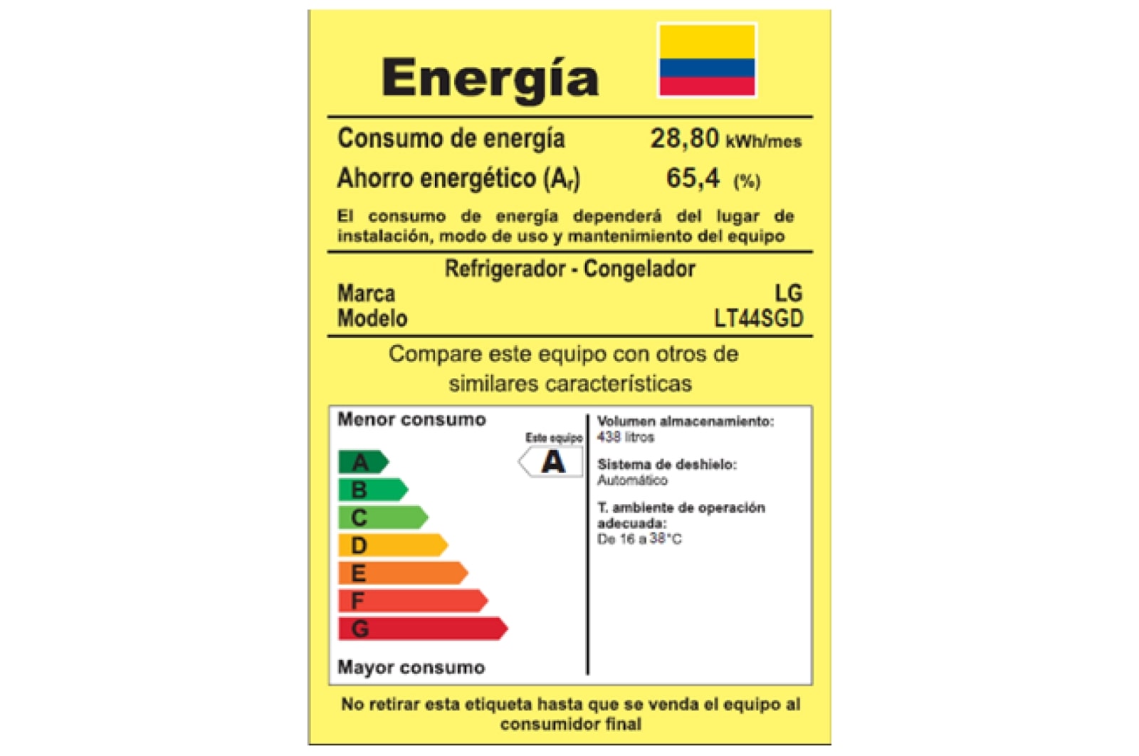LG Nevera Top Frezzer, Tecnologia Door Cooling™, capacidad 471 LTS, acabado Black Steel, Filtro Hygiene Fresh+®, Inverter Lineal Compressor, LT44SGD