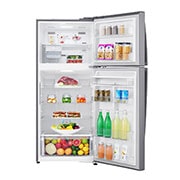 LG Nevera Top Mount Teconologia Door Cooling™, capacidad 471 LTS, No frost, Acabado Platinum silver, Filtro Hygiene Fresh+®, Inverter Lineal, LT44SGP