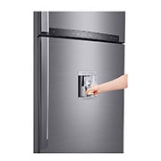 LG Nevera Top Mount Teconologia Door Cooling™, capacidad 471 LTS, No frost, Acabado Platinum silver, Filtro Hygiene Fresh+®, Inverter Lineal, LT44SGP