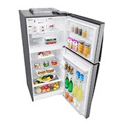 LG Nevera Top Mount Teconologia Door Cooling™, capacidad 471 LTS, No frost, Acabado Platinum silver, Filtro Hygiene Fresh+®, Inverter Lineal, LT44SGP