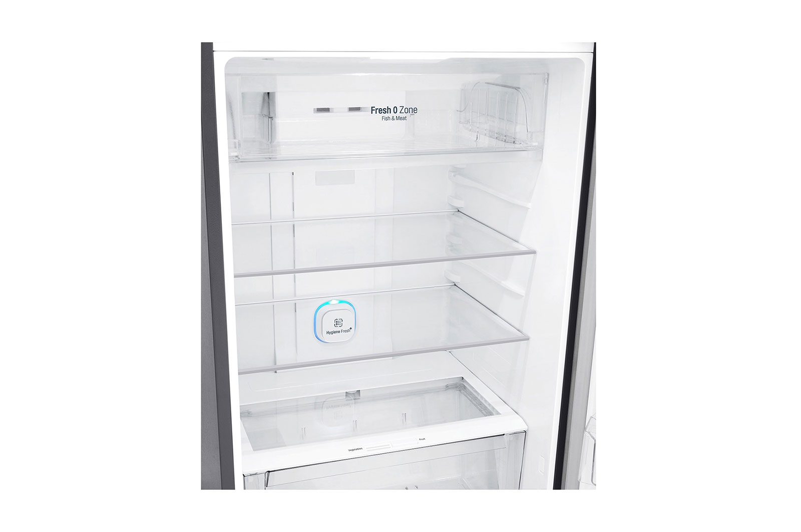 LG Nevera Top Mount Teconologia Door Cooling™, capacidad 471 LTS, No frost, Acabado Platinum silver, Filtro Hygiene Fresh+®, Inverter Lineal, LT44SGP