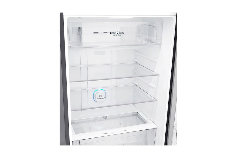 LG Nevera Top Mount Teconologia Door Cooling™, capacidad 471 LTS, No frost, Acabado Platinum silver, Filtro Hygiene Fresh+®, Inverter Lineal, LT44SGP