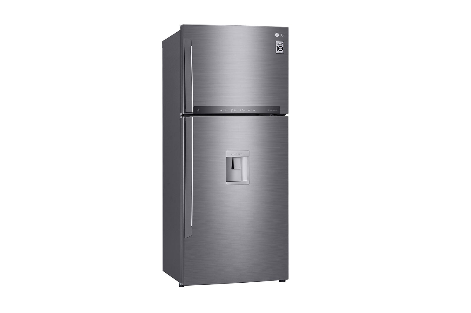 LG Nevera Top Mount Teconologia Door Cooling™, capacidad 471 LTS, No frost, Acabado Platinum silver, Filtro Hygiene Fresh+®, Inverter Lineal, LT44SGP