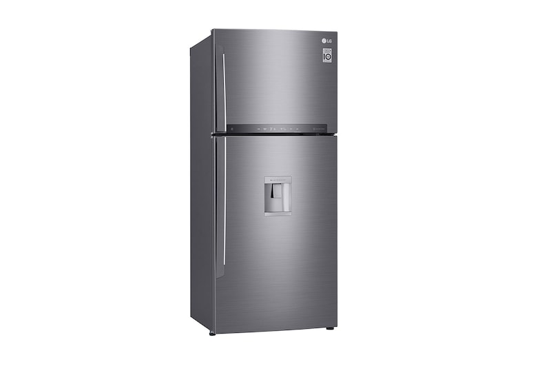 LG Nevera Top Mount Teconologia Door Cooling™, capacidad 471 LTS, No frost, Acabado Platinum silver, Filtro Hygiene Fresh+®, Inverter Lineal, LT44SGP