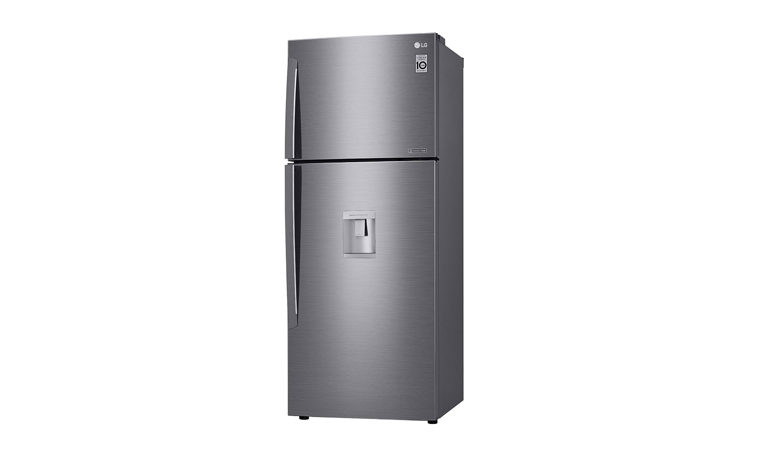 LG Nevera Top Freezer Tecnología Door Cooling™, capacidad 471 LTS acabado Platinum Silver, Filtro Hygiene Fresh+®, Inverter Lineal Compressor, LT44WGP