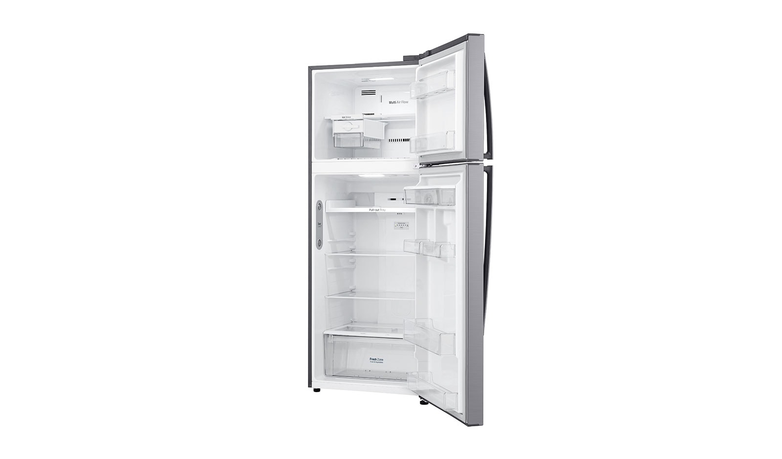 LG Nevera Top Freezer Tecnología Door Cooling™, capacidad 471 LTS acabado Platinum Silver, Filtro Hygiene Fresh+®, Inverter Lineal Compressor, LT44WGP