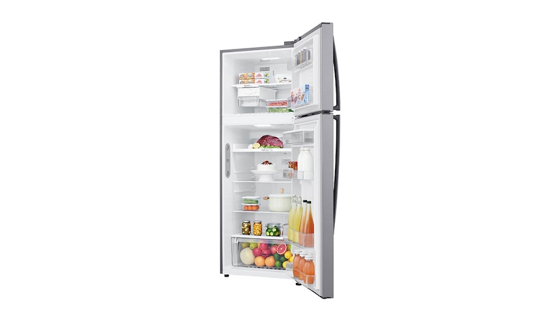 LG Nevera Top Freezer Tecnología Door Cooling™, capacidad 471 LTS acabado Platinum Silver, Filtro Hygiene Fresh+®, Inverter Lineal Compressor, LT44WGP