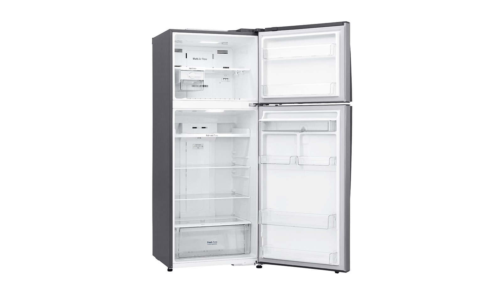 LG Nevera Top Freezer Tecnología Door Cooling™, capacidad 471 LTS acabado Platinum Silver, Filtro Hygiene Fresh+®, Inverter Lineal Compressor, LT44WGP