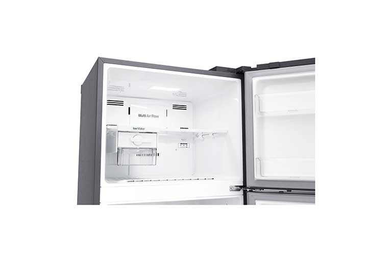 LG Nevera Top Freezer Tecnología Door Cooling™, capacidad 471 LTS acabado Platinum Silver, Filtro Hygiene Fresh+®, Inverter Lineal Compressor, LT44WGP