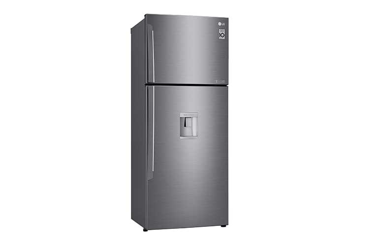LG Nevera Top Freezer Tecnología Door Cooling™, capacidad 471 LTS acabado Platinum Silver, Filtro Hygiene Fresh+®, Inverter Lineal Compressor, LT44WGP