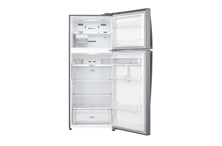 LG Nevera Top Freezer Tecnología Door Cooling™, capacidad 471 LTS acabado Platinum Silver, Filtro Hygiene Fresh+®, Inverter Lineal Compressor, LT44WGP