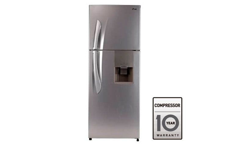 Vista frontal de Nevera No Frost, 413Lts, Platinum Silver MB482ULP-G