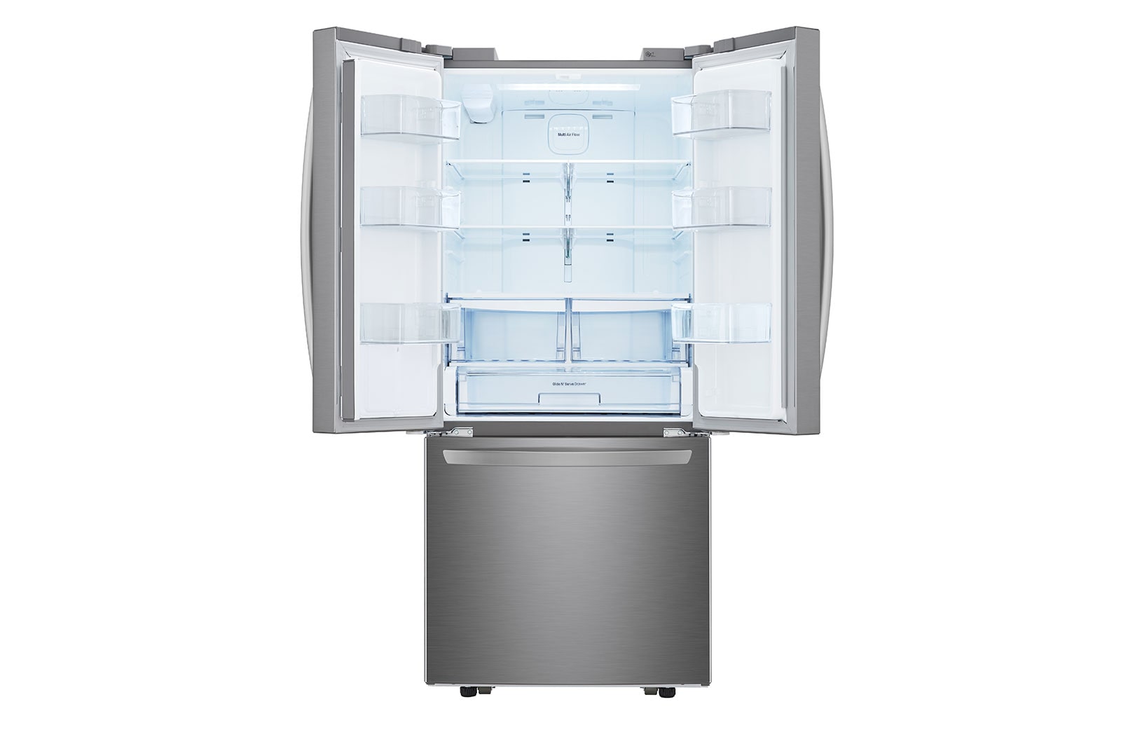 LG Nevecón Europeo - 618 lts - LM22SGPK - Color Plata - Multi Air Flow, LM22SGPK