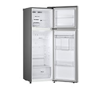 Nevera LG VT26WGPX vista frontal izquierda puertas abiertas