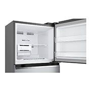 Nevera LG VT26WGPX acercamiento congelador puerta abierta