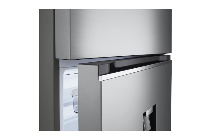 LG Nevera VT34WGPX puertas entre abiertas detalle