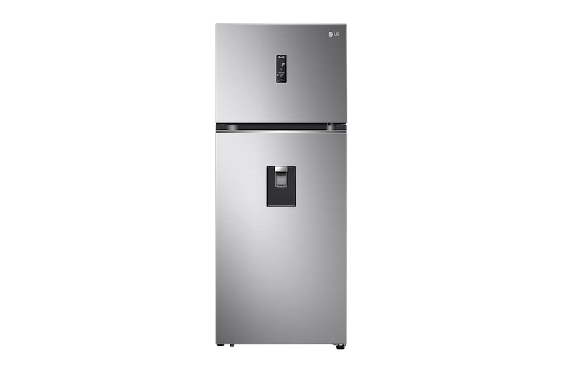 LG Nevera LG Top Freezer, ThinQ, Smart Inverter+™ Platinum Silver3  Auto Ice Maker, Capacidad Total Almacenamiento 395 Litros, VT40AGPX