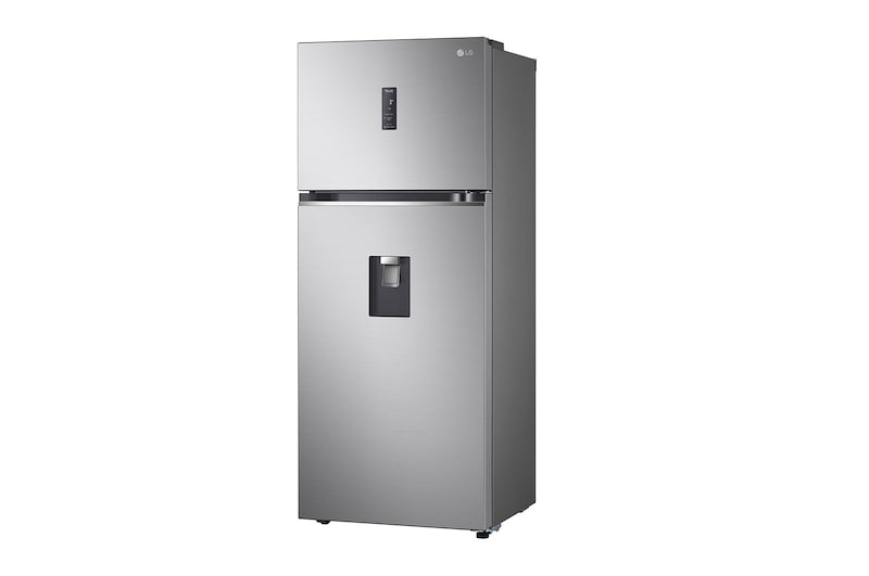LG Nevera LG Top Freezer, ThinQ, Smart Inverter+™ Platinum Silver3  Auto Ice Maker, Capacidad Total Almacenamiento 395 Litros, VT40AGPX