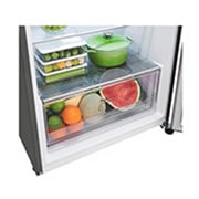 LG Nevera LG Top Freezer, ThinQ, Smart Inverter+™ Platinum Silver3  Auto Ice Maker, Capacidad Total Almacenamiento 395 Litros, VT40AGPX