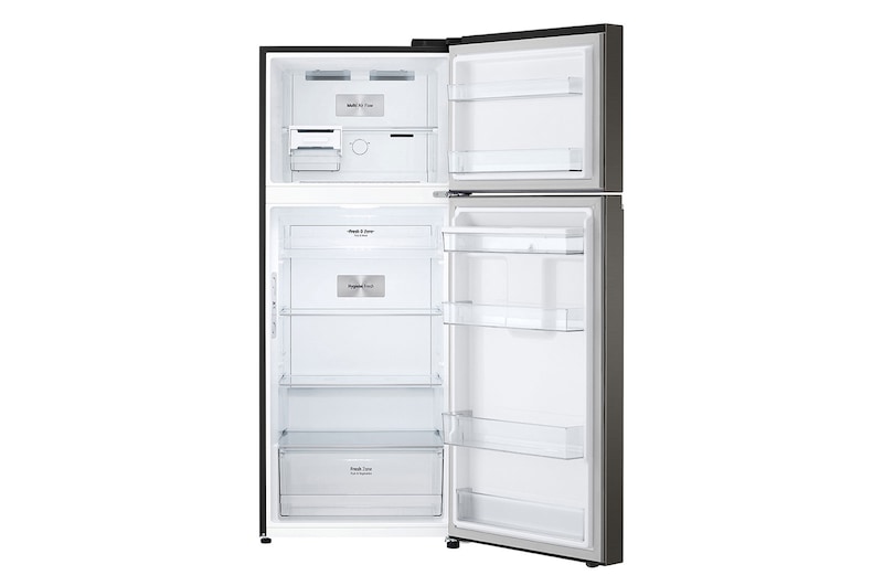 LG Nevera LG Top Freezer, Smart Inverter+™, ThinQ, Black VCM, Capacidad Total Almacenamiento 395 Litros, VT40SGBX