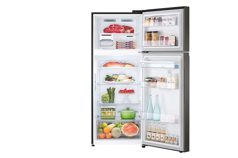 LG Nevera LG Top Freezer, Smart Inverter+™, ThinQ, Black VCM, Capacidad Total Almacenamiento 395 Litros, VT40SGBX