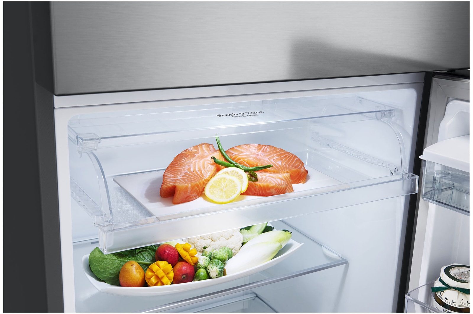 LG Nevera VT40SGPN almacenamiento con productos