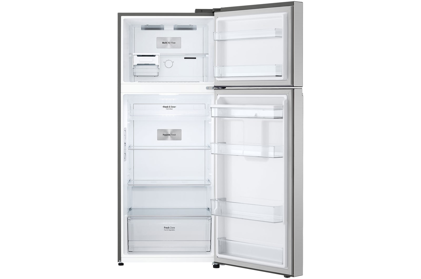 LG Nevera VT40SGPN puertas abiertas completas