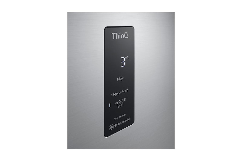 LG Nevera VT40SPYC panel de control cercano