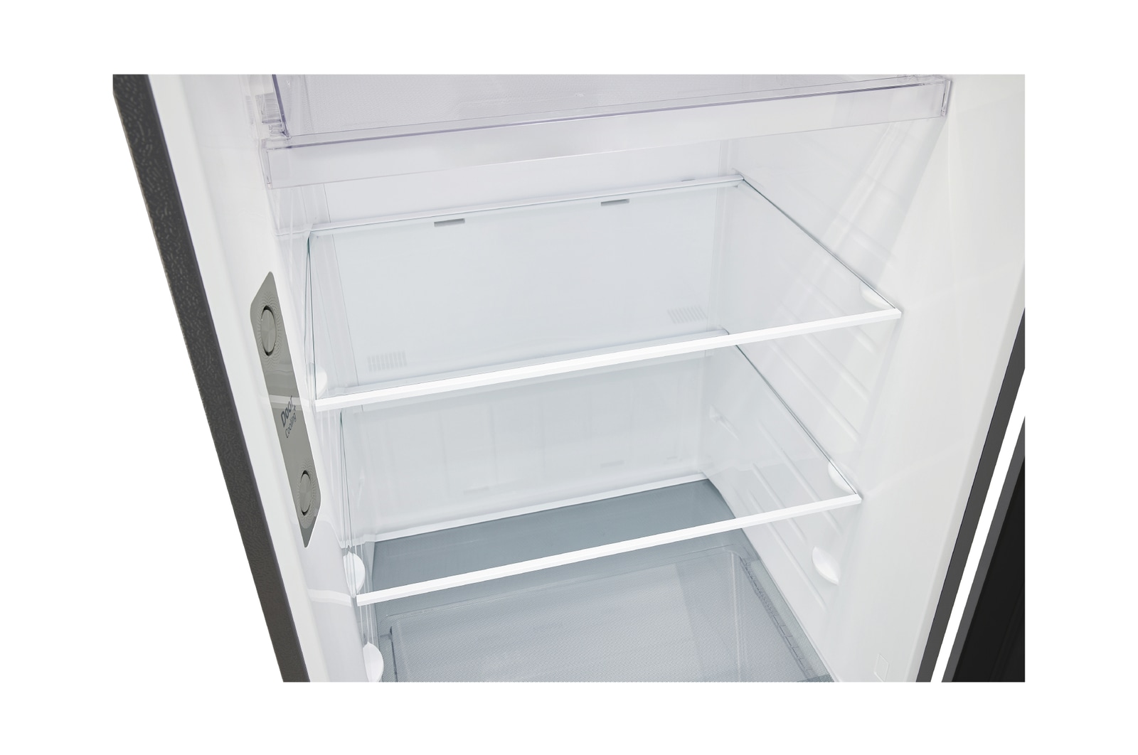 side view with without food